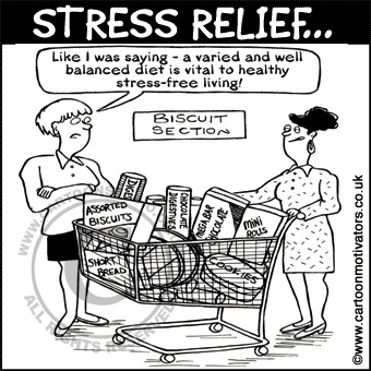 Stress cartoons - how light hearted cartoons can relieve stress!